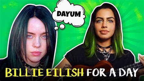 I Became Billie Eilish For A Day Sharkshe S Youtube