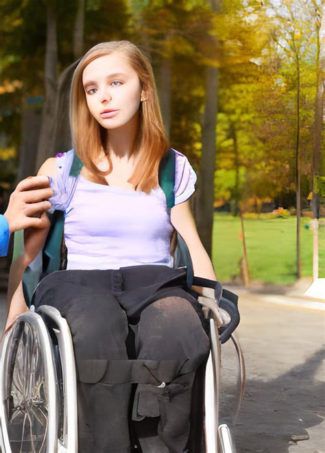 Quadriplegic Wheelchair Girl By Old Hous On Deviantart