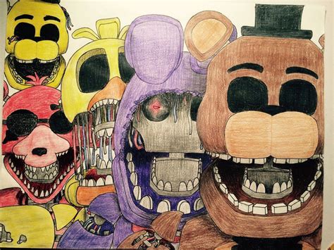 The Withereds By Drgoldenstar On Deviantart Fnaf Drawings Fnaf My XXX