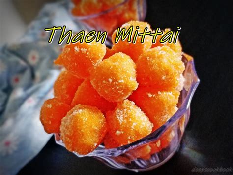 Browse and cook varieties of authentic desserts and sweets recipes from tamil nadu (india) by following step by step instruction. Thaen Mittai is a traditional sweet recipe of Tamil Nadu ...