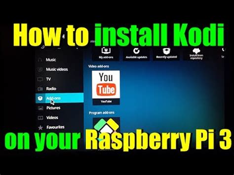How To Set Up Kodi On Your Raspberry Pi Youtube
