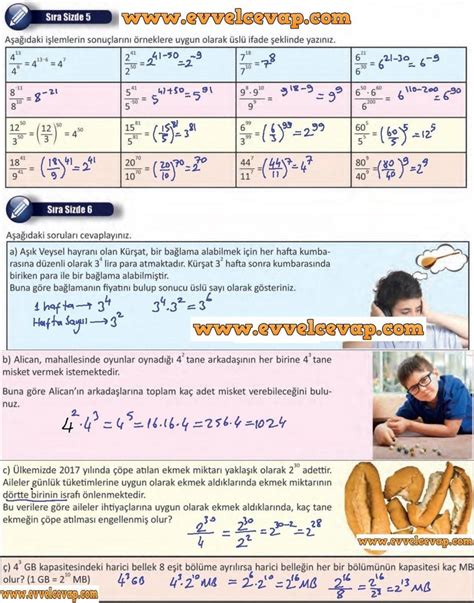 8 Sınıf Matematik MEB Yayınları Ders Kitabı Cevapları Sayfa 29 Ders