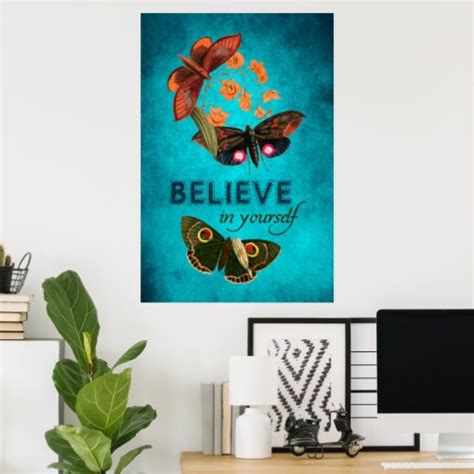 Believe In Yourself Poster Zazzle