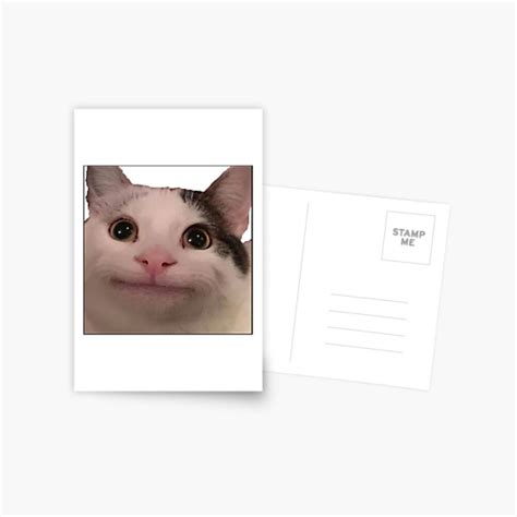 Polite Cat Meme Funny Cat Meme Postcard For Sale By Elevengraphics