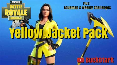 The displayed yellow fortnite leather jacket is created by the fabrication of original quality leather that provides you an appealing look like your desirable player. Fortnite "Yellow Jacket Pack" gameplay, plus Aquaman and ...