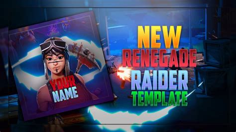 New Renegade Raider Profile Picture Template Fortnite