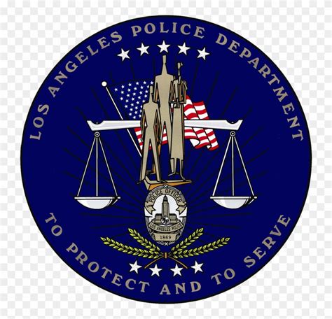Seal Of The Los Angeles Police Department Los Angeles Police Dept