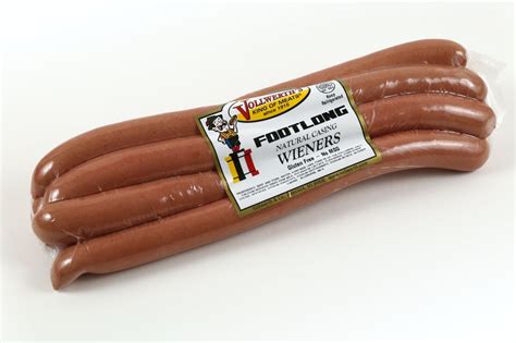 Foot Long Natural Casing Wieners Vollwerth Company And Baronis Company