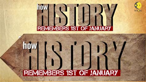 Watch How 1st January Makes Its Importance In History Youtube