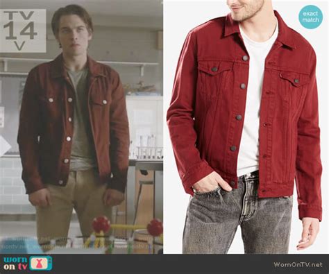 Wornontv Liams Red Denim Jacket On Teen Wolf Dylan Sprayberry