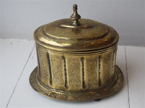 Victorian Brass Tea Caddy