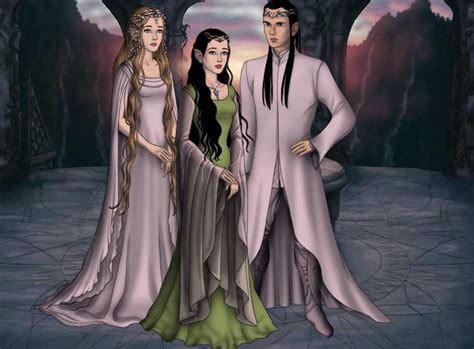 Celebrían Arwen And Elrond Dolldivine Doll Divine Lord Of The