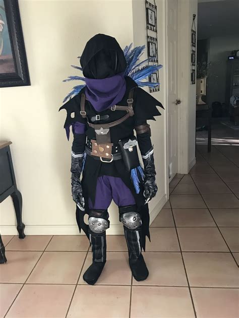 Handmade Raven Costume From Fortnite Kids Costumes Toddler Halloween