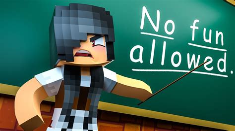 Our New Teacher Is Evil Minecraft Academy Youtube
