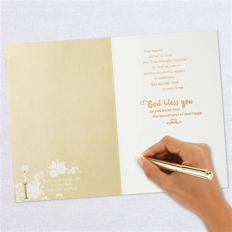Two Become One Religious Wedding Card Greeting Cards Hallmark