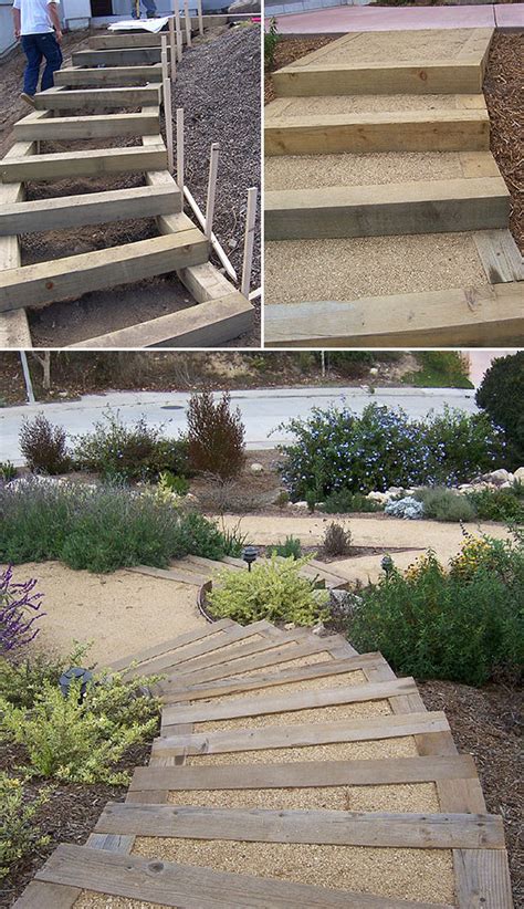 39 creative rock garden landscaping ideas on a budget | diy garden Step by Step! : DIY Garden Steps and Stairs | The Garden Glove