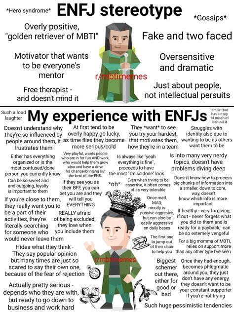 Enfj Stereotype Vs My Experience With Enfjsdiffers Based On The Person