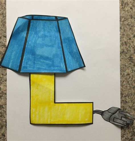Alphabet Letter Craft Letter L Lamp Alphabet Letter Crafts Letter A