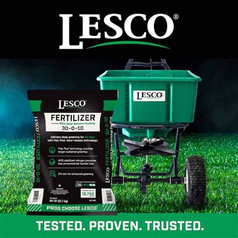 Lesco General Fertilizer 50 Lb 18750 Sq Ft 30 0 10 All Purpose