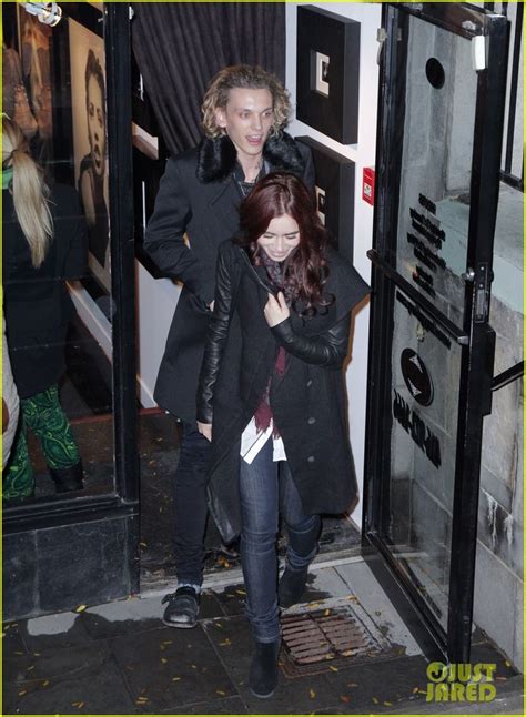 Lily Collins And Jamie Campbell Bower The Mortal Instruments On Set
