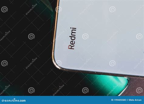 Xiaomi Anroid Mobile Phone Closeup Of An Android Phone Editorial Image