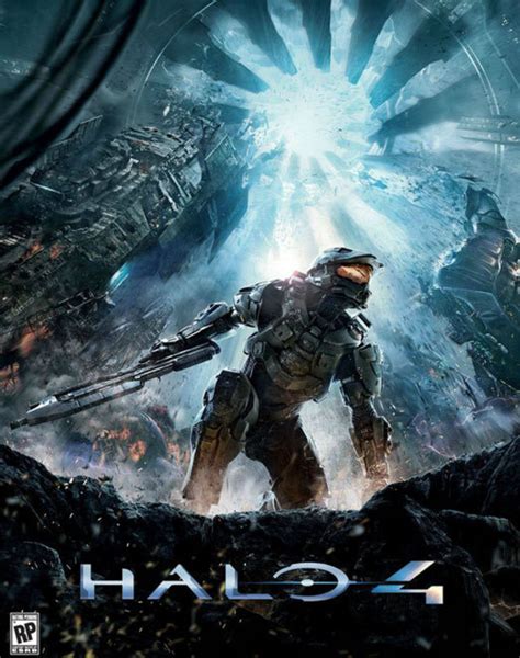 Halo 4 Cover Art Revealed Master Chief Stands Among Alien Ruins