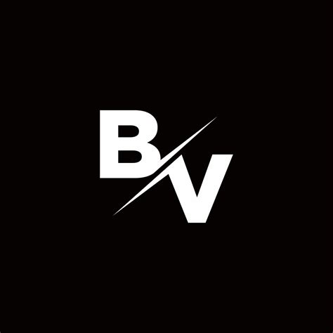 Bv Logo Letter Monogram Slash With Modern Logo Designs Template 2839987