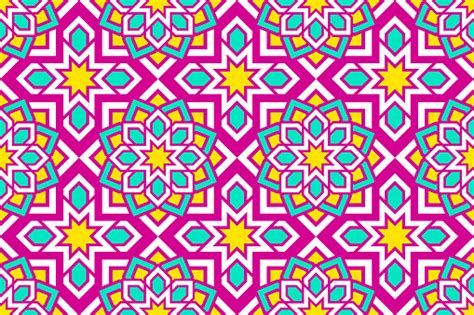 Find the perfect geometric patterns stock illustrations from getty images. Arabic Background Islamic Geometric Vector Seamless ...