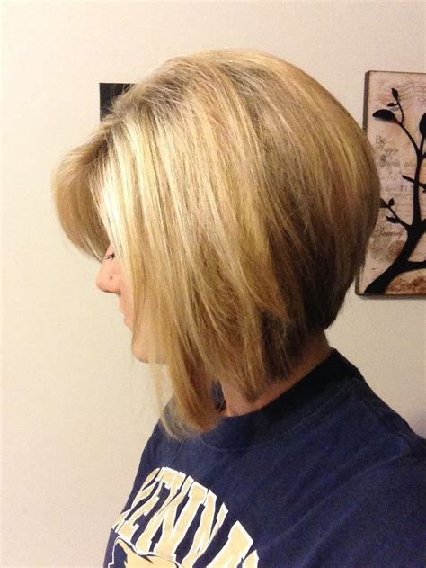 Remy hair/mono, 80% off,+5 coupon.custom size,any color/style,buy now. stacked inverted bob rear view | Stacked Inverted Bob Back ...