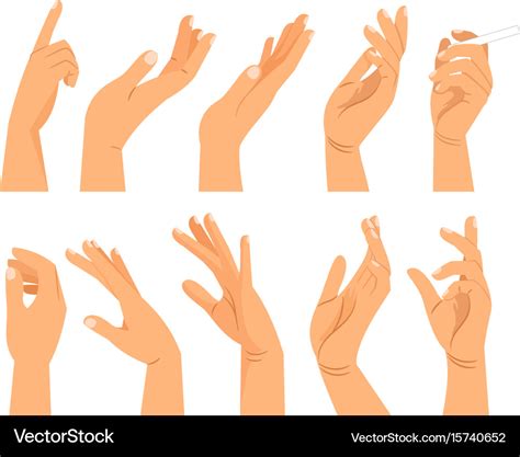 Hand Gestures Clipart Png Images Hand Gestures Simple Png Set Hand