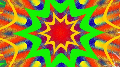 1920x1080 1920x1080 Abstract Kaleidoscope Pattern Artistic Green