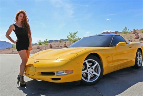 Kim B Viva Las Vegas Autos Girls 2003 Chevrolet Corvette Corvette
