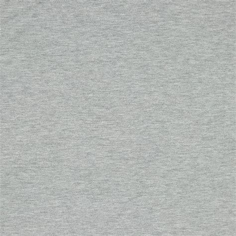 French Terry Fabric Jersey Plain Light Grey Melange Fabric Love