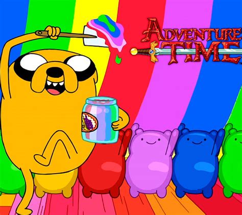 Jake Adventure Time Adventure Time Rainbow Hd Wallpaper Peakpx