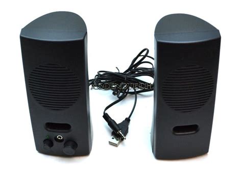 Black Multimedia Usb Powered Computer Speakers