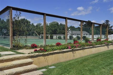 If you are a sports fanatic, there is no greater luxury than to have your own playing field. tennis court ideas | Tennis court backyard, Tennis court ...
