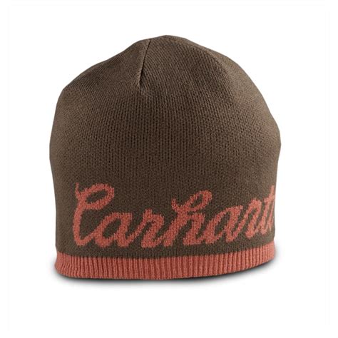 Carhartt Womens Reversible Script Beanie Winter Hat 640242 Hats