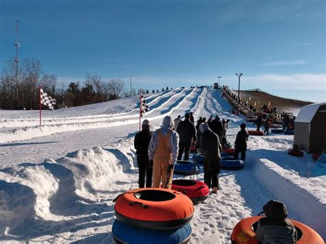 Hawk Island Park Underrated Snow Tubing Spot In Detroit