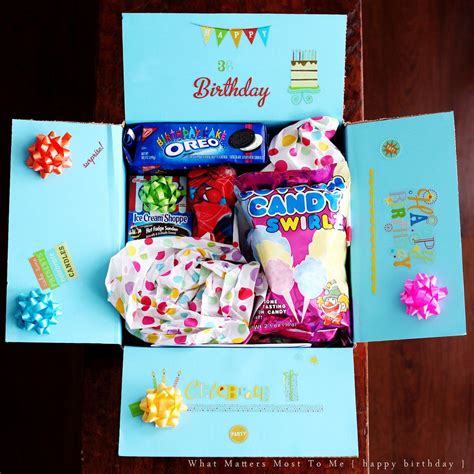 A nice gift for your best friend would be a picture frame with lots of pictures in it of you and her if so, consider using tissue paper and gift paper to wrap items before putting them into boxes. Birthday care package | Birthday care packages, Friend ...
