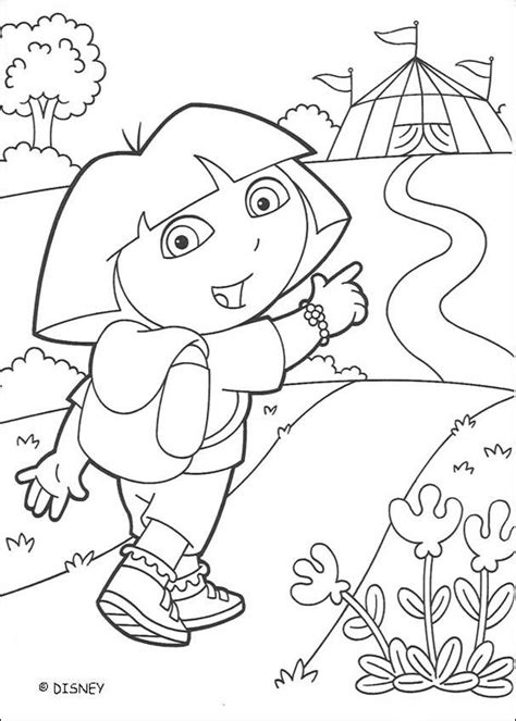 All of it in this site is free, so you can print them as many as you like. Draw Dora the Explorer coloring ~ Child Coloring