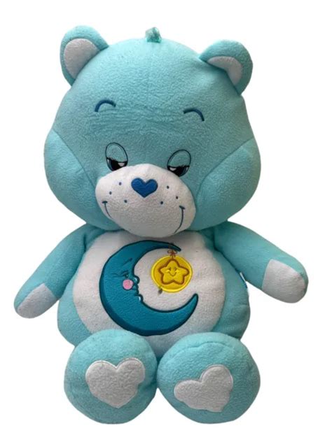 Care Bears Bedtime Bear Jumbo 28 Inch Stuffed Plush Toy Animal Blue