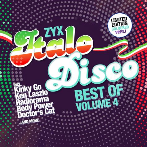 Zyx Italo Disco Best Of Volume 4 Limited Coloured Vinyl Edition