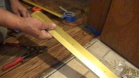 How To Install A Door Threshold Youtube