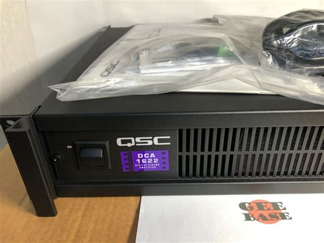 Qsc Dca 1622 Digital Cinema Power Amplifier Working From Jpn Ebay