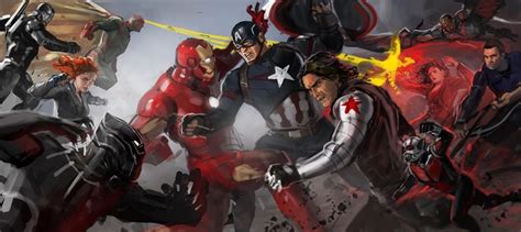 Marvel Artist Shares ‘captain America Civil War Concept Art The