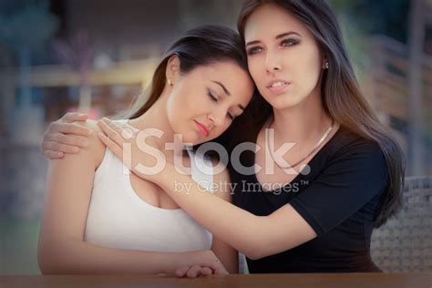 Portrait Of Two Sad Girls Stock Photo Royalty Free Freeimages
