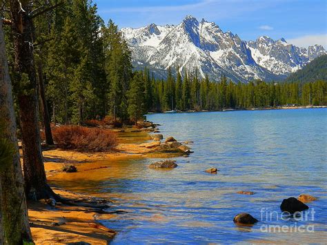 Sawtooth Mountain Range Redfish Lake Adventures Stanley Idaho