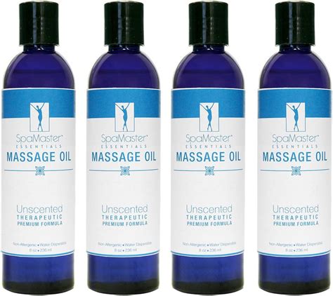 Master Massage Unscented Superior Grade Massage Oil 8oz Ounces Bottles