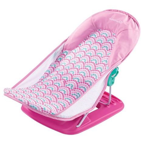 I am planning to put baby's bath tub in our bath tub and then bath him. Summer Infant® Deluxe Baby Bather - Pink Dots : Target