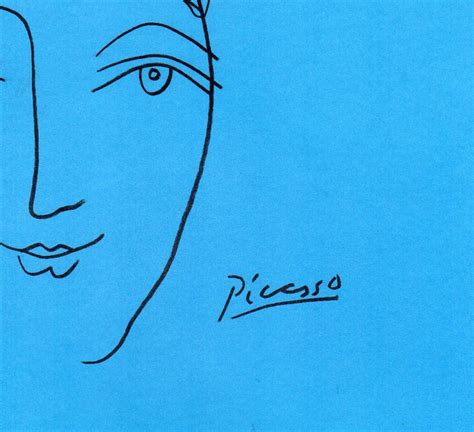 Pablo Picasso Drawing Face Of Peace 1862241467